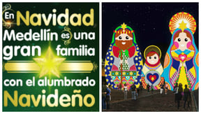 BUENOS DESEOS ENCENDIERON EL ALUMBRADO NAVIDEÑO