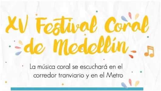 LA MÚSICA CORAL SE ESCUCHARÁ EN EL METRO Y EN EL CORREDOR DEL TRANVÍA DE AYACUCHO
