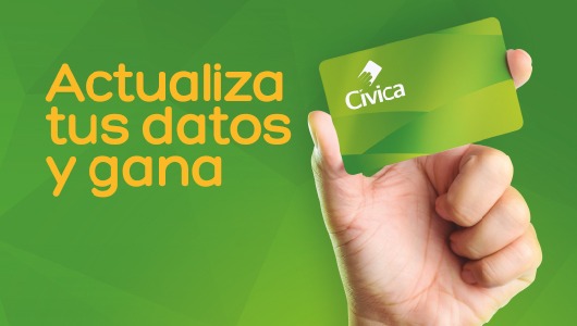 Concurso actualiza tus datos Cívica - Términos y condiciones
