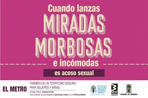 Medellín lanza campaña con el Metro sobre el respeto hacia las mujeres