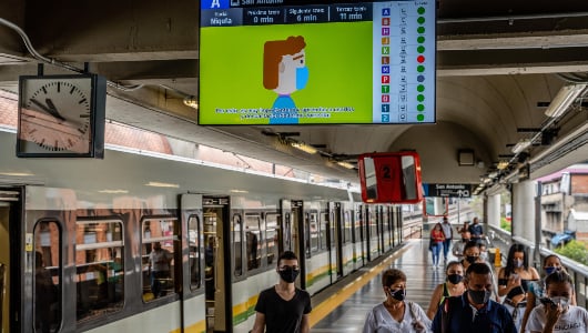 El Metro de Medellín está preparado para una nueva reapertura económica en el marco del aislamiento selectivo y distanciamiento individual responsable