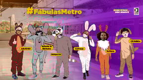 Con #FábulasMetro, el Metro de Medellín se une a la celebración de la fiesta de los niños