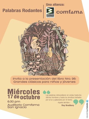 ESTE MIÉRCOLES SE PRESENTA UN NUEVO LIBRO DE LA COLECCIÓN PALABRAS RODANTES