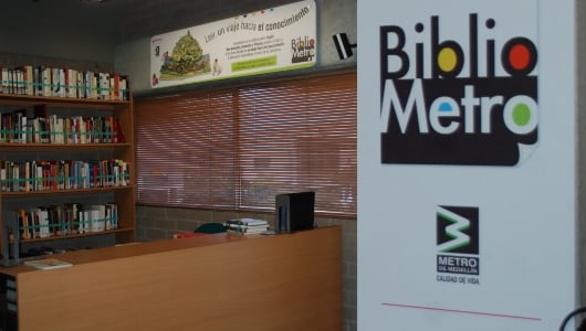 COMFAMA Y EL METRO LE ENTREGAN A LA COMUNIDAD UNA NUEVA BIBLIOMETRO EN LA ESTACIÓN EL PINAL