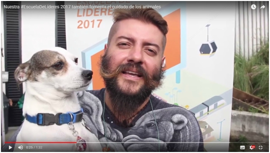 Nuestra #EscuelaDeLíderes 2017 también fomenta el cuidado de los animales