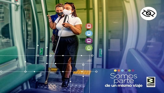 El Metro lanzó su nueva Campaña de Accesibilidad Universal