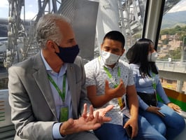 La limpieza, orden y prestación de un servicio esencial como lo es el transporte público masivo, cualidades destacadas por alcaldes y delegados de Ecuador, Perú y Haití sobre el Metro de Medellín
