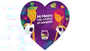 Con corazones, música y color, el Metro celebrará con sus usuarios el Amor y la Amistad