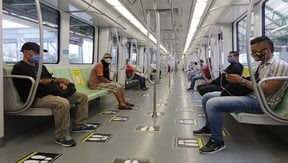 El autocuidado y la corresponsabilidad, pilares de la Cultura Metro, primaron durante jornada de la mañana en el sistema de transporte masivo del Valle de Aburrá